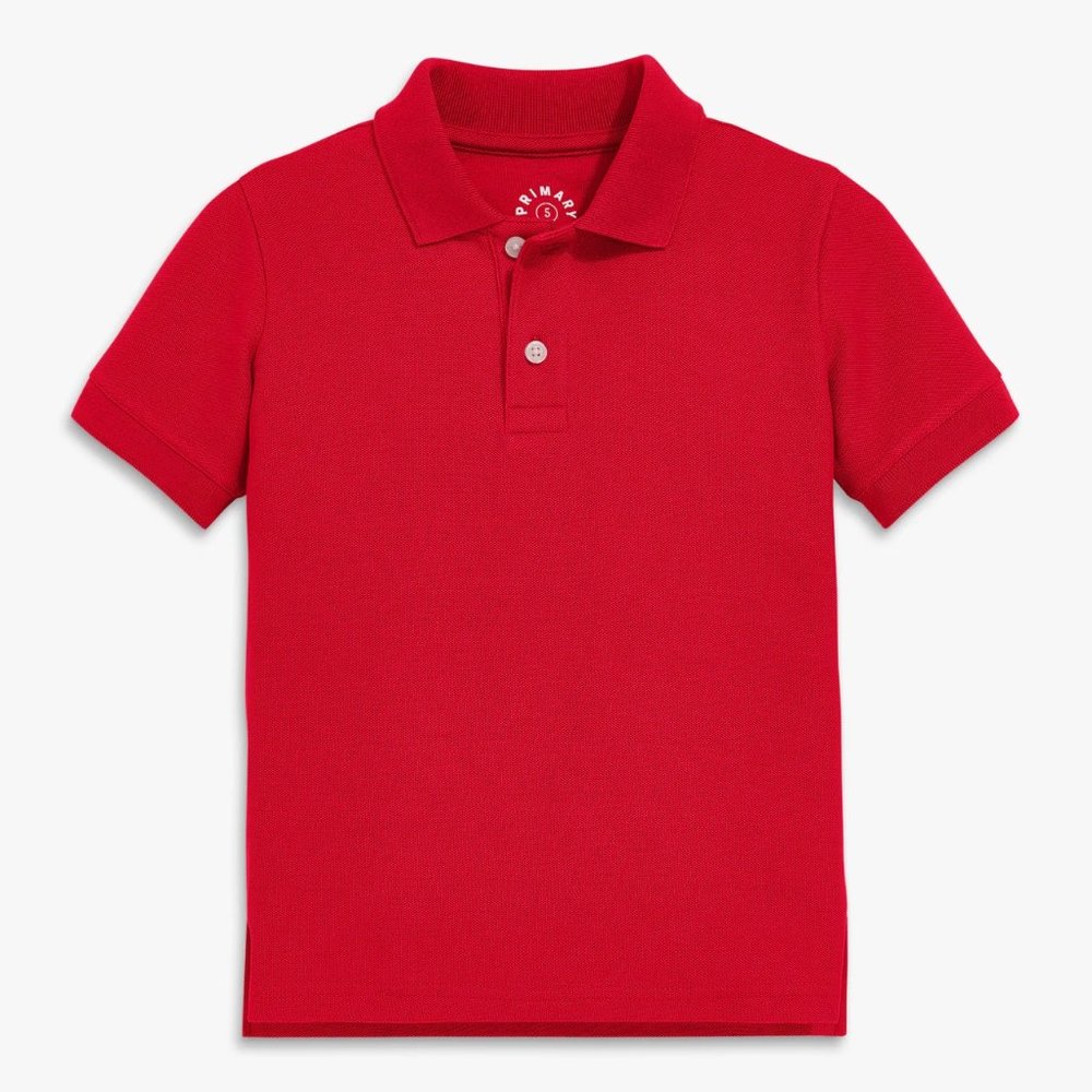 Primary Red Short sleeve pique polo 4-5T NEW W/TAGS